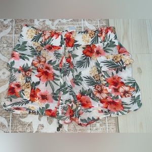 Floral beach pants